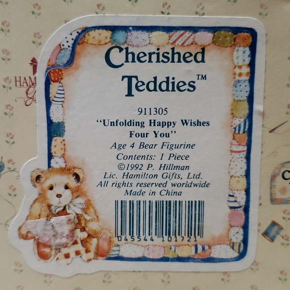 Cherish Teddies, unfolding happy wishes four you - Picture 6 of 7